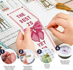 ACRNIGHEET 6PCS Cross Stitch Bookmark Kit - Image 4