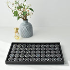 Ikee Design Black Foam Gem Jars Showcase Stackable Display Tray - Image 6