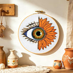 Crafmanoe Sunflower Eyes Embroidery Kits - Image 4