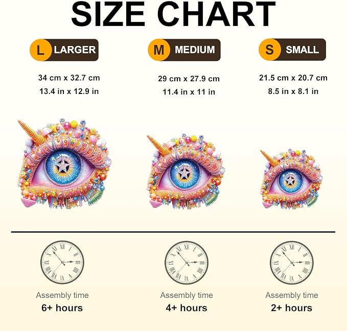 Fable Eye Puzzles Adults Gifts Wooden 260 Pieces 13.4 * 12.9in - Image 4