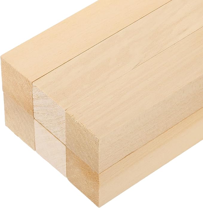 MECCANIXITY 6Pcs Basswood Sticks by MECCANIXITY
