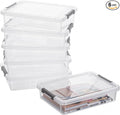 Citylife 6 PCS Clear Plastic Container Clip Box by Anywish