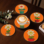 DOZEEZOP 8-Pack Diamond Art Coaster Kit - Image 7