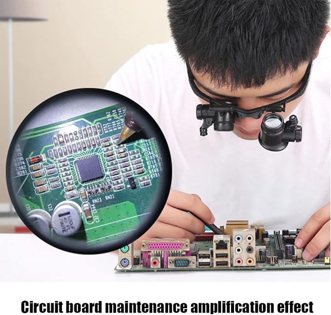 Magnifying Glasses with LED Light, LXIANGN Jeweler Loupe Watch Repair Magnifier - Image 8