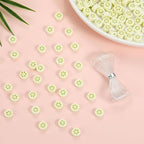 100pcs Banana Polymer Clay Spacer Beads - Image 2