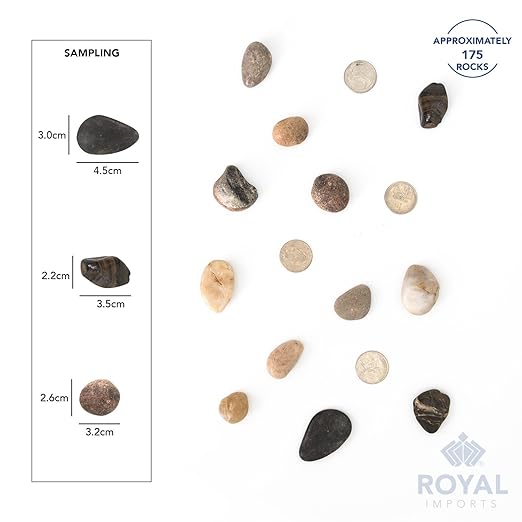 Royal Imports 5LBS River Rocks Decorative Ornamental Pebbles, Garden - Image 6