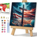 hkejoi American Flag Paint by Numbers Kit by hkejoi