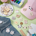 FINGERINSPIRE 36 PCS Crochet Appliques 9 Style Lovely Animals Sew On Patch - Image 4