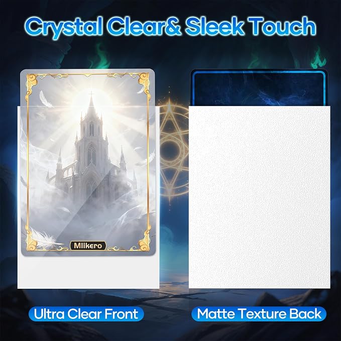 500 Count Card Sleeves, Matte Magic Card Sleeves, Smooth Shuffle & Tear - Image 2
