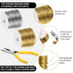Mudder 2 Rolls Gold 20 Gauge Wire - Image 3