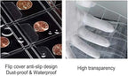 42-Pocket Coin Pages for Collectors, Standard 9-Hole Coin Collection Pages fit - Image 5