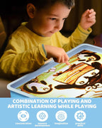 AtMini Light Table for Kids-Sand Painting Light Box Sand Art Kits Light Table - Image 2