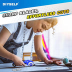 DIYSELF 45mm Rotary Cutter for Fabric, Fabric Cutter Rotary Tool - Image 2