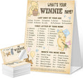 What's Your Winnie Name Game Cards, Winnie Baby Shower Game, 1 Winnie Name Game by QZCYU