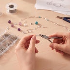 Junkin 1400 Pcs Eye Pins Mix Jewelry Findings 0.63 * 0.79 * 1.18 in Open Eye - Image 4