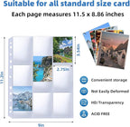 9 Pocket Card Sleeves, Holds 1800 Cards, Trading Card Binder Sleeves, 3 Ring 9 - Image 9