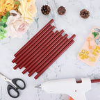 ENPOINT Wine Red Hot Glue Sticks Full Size, Wine Red Adhesive Glue Sticks - Image 6