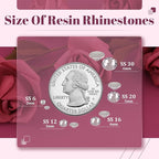 1500PCS 6mm Resin Rhinestones Bulk - Image 4