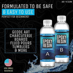 Crystal Clear Epoxy Resin Kit 16oz - Image 4