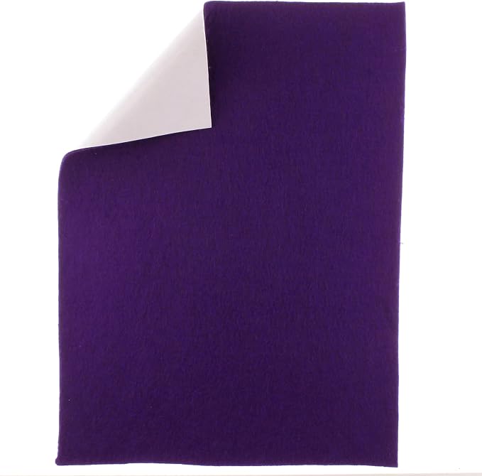 HBC Merino Wool Blend Felt Crafting Sheets Adhesive Backed by HairBowCenter