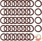 Round Carabiner Clip Bulk 48pcs 1 Inch Colorful Circle Carabiner Key Ring Clips by Cmidy