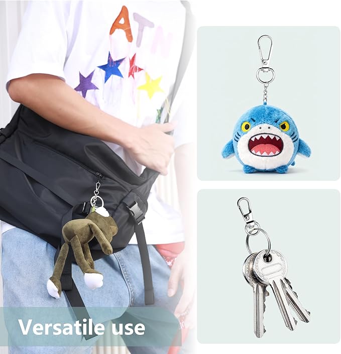 12pcs Swivel Push Gate Snap Hooks Clasps - Image 7