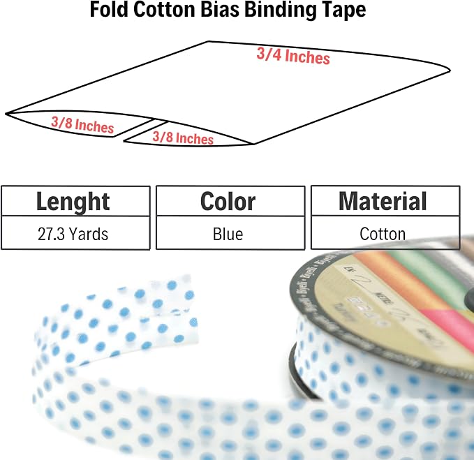 Cotton Fold Bias Binding Tape - Image 3