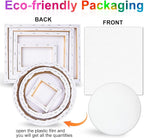14 Packs Stretched Canvases for Painting, Round Canvas - Image 2
