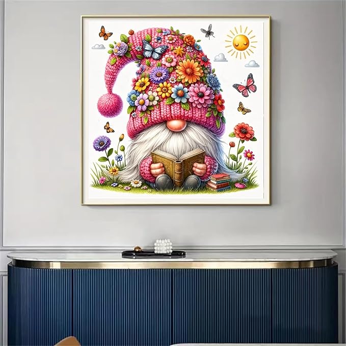 Gnome Stamped Cross Stitch Kits - Image 3