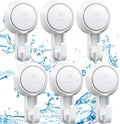 LUXEAR Suction Hooks Powerful Suction Cup Hooks Vacuum Suction Holder Heavy Duty Shower Suction Hooks Glass Door Window Christmas Wreath Hanger Waterproof Suction Hanger for Bathroom Kitchen-6Pack