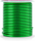 Mandala Crafts 13 Gauge Kelly Green Anodized Aluminum Craft Wire, 60 FT | - Image 2