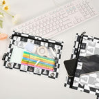 Chess Checkered Plaid Pencil Pouch - Image 5