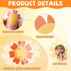 60pcs Spring Theme Flower Cutouts Boho Daisy Bulletin Board Decoration Back to - Image 3