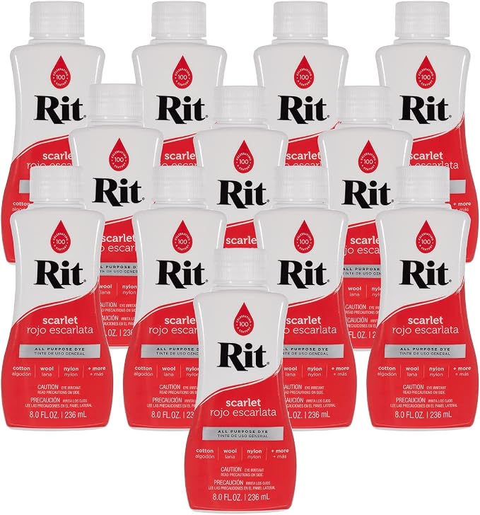 Rit Dye – 8 Oz. Liquid Fabric Dye by CraftCounty