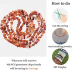 400pcs Natural Chip Stone Beads - Image 8