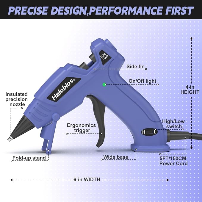Halobios Mini Dual Temp Hot Glue Gun - Image 2