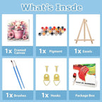 hkejoi Pig Paint by Numbers Kit - Image 5