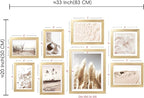 ArtbyHannah Gallery Wall Frame Set, 8 Pack Picture Frames Collage Wall Art Decor - Image 3