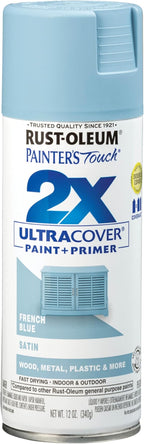 Rust-Oleum Painter's Touch 2X Ultra Cover Spray Paint, Satin French Blue | by Rust-Oleum