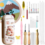 HYINUS 43Pcs Punch Needle Kit for Adult Beginners, Adjustable Punch Needle Tool - Image 6