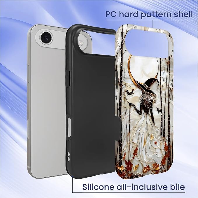 Case for iPhone 17 Air, Scratch Resistant Hybrid Double Layer Hard Shell，Gothic - Image 2