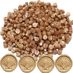 300Pcs Light Gold Sealing Wax Beads, Vintage Wax Seal Beads by Unknown