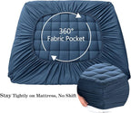 EASELAND Queen Size Mattress Pad Pillow Top Mattress Cover Quilted Fitted - Image 4