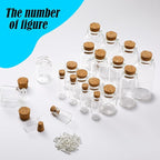 Geiserailie 45 Pcs Mini Glass Bottles - Image 5