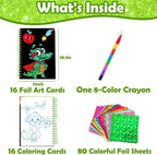 FUNNYB&G Foil Art Craft Kit for Kids 4-10 Years Old: Mess-Free & No-Glue - Image 5