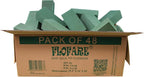 FLOFARE Pack of 48 Floral Foam Blocks by FLOFARE