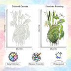 Yezavesu Framed Paint by Numbers Kit - Image 3