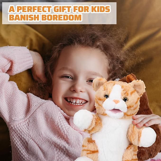 Liliful 6 Pieces Animal Hand Puppets Kids Hand Puppets - Image 6