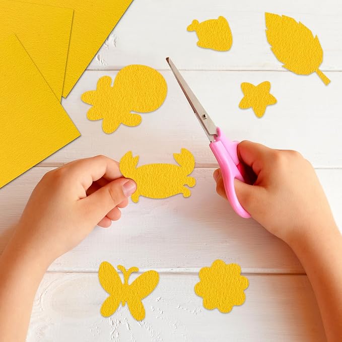 NACHLYNN 20Pcs Self Adhesive Felt Fabric Sheets 7"x11.5" /18x29cm Sticky Back - Image 3