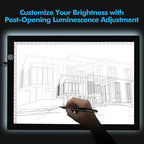 Dorhui A4 Light Pad for Weeding Vinyl, LED Copy Board Light Tracing Box - Image 6
